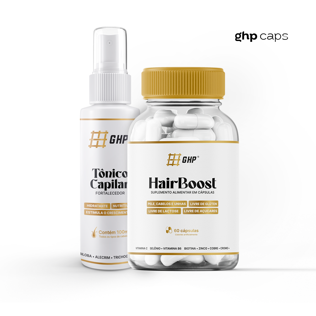 Kit GHP - HairBoost + Tônico Capilar