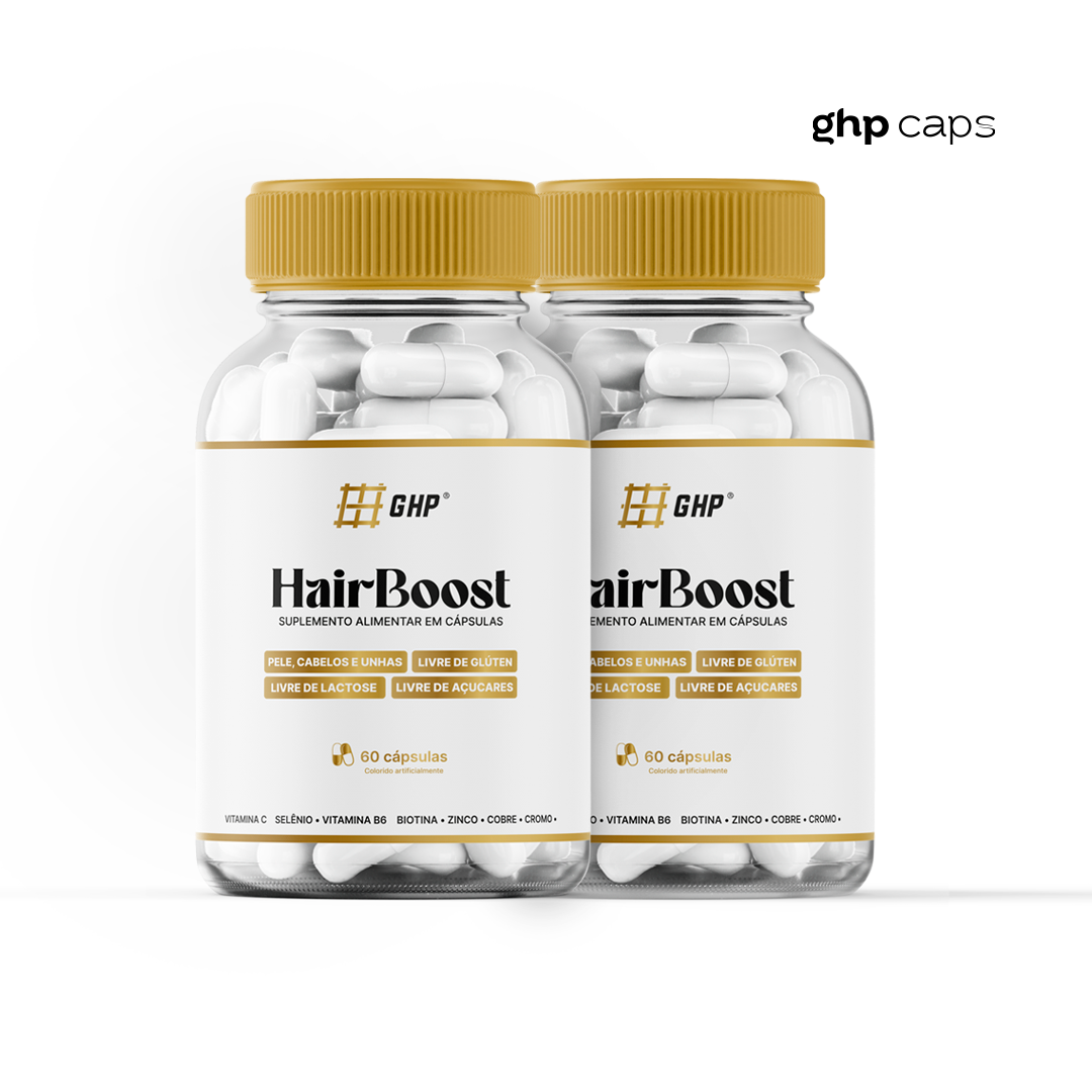 Kit 2 - HairBoost Suplemento Alimentar